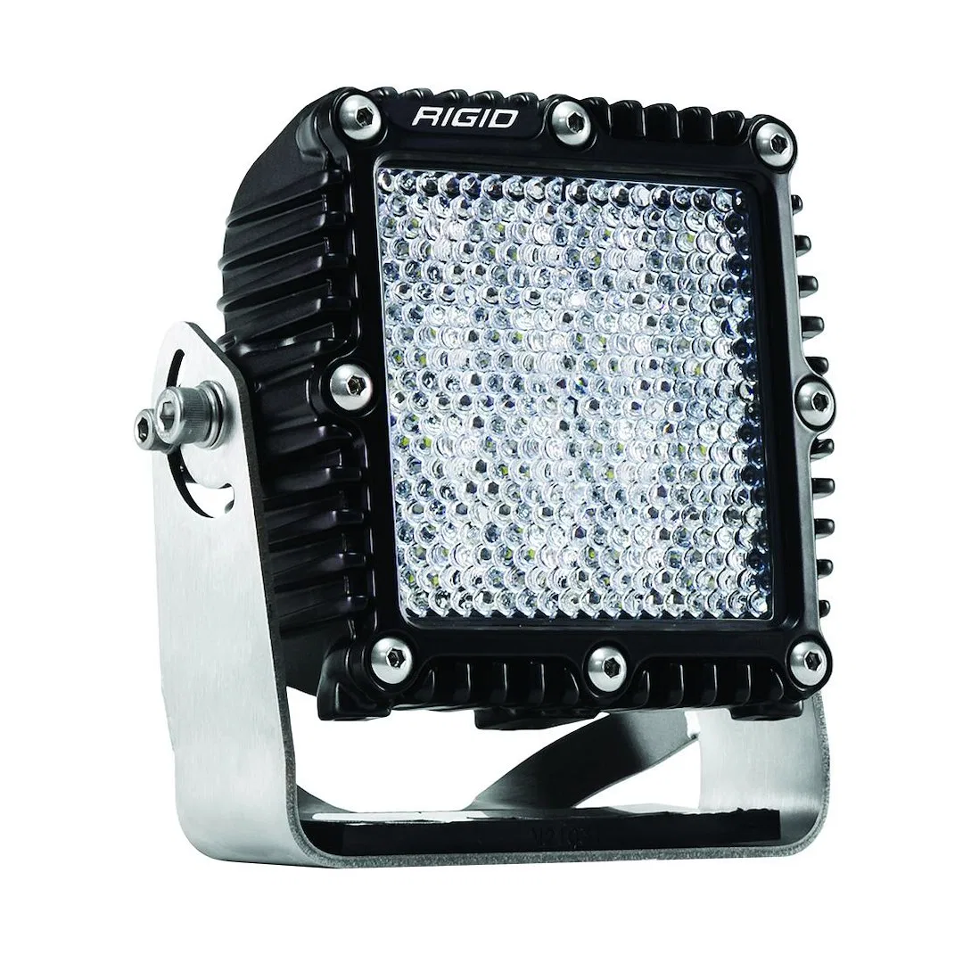244513 – RIGID IND Driving/ Fog Light, LED Bulb Clear Bulbs 7 Inch Square 123 Watt Bulbs Amp Draw 8.8 AMP Diffused Fl...